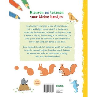 Mijn eerste tekenboek Vrolijke dieren (vanaf 4 jaar) Leer stap voor stap meer dan 100 dieren tekenen!