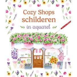 Cozy Shops schilderen in aquarel