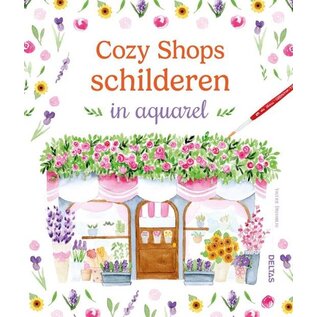 Cozy Shops schilderen in aquarel