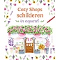 Cozy Shops schilderen in aquarel
