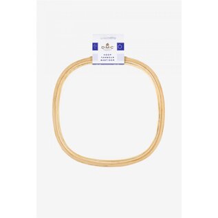 DMC Vierkante houten borduurring 21 x 21 cm