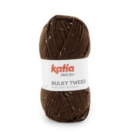 BULKY TWEED 223 - Chocolade bruin bad 89602