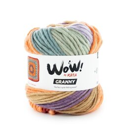 WOW GRANNY 502 - Roest bruin-Lila-Olieverf bad 92064