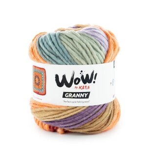 WOW GRANNY 502 - Roest bruin-Lila-Olieverf bad 92064