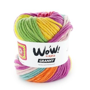 WOW GRANNY 504 - Oranje-Geel-Groen-Blauw bad 92066
