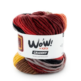 WOW GRANNY 503 - Rood-Grijs-Camel bad 92065