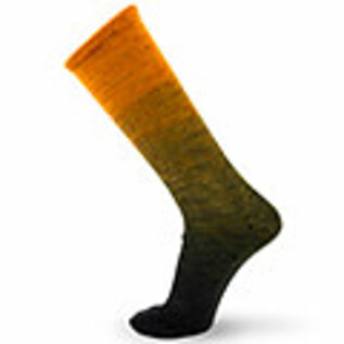 SYMMETRIC SOCKS & MORE - DEGRADÉ 54 - Mosterd-Zwart bad 92159