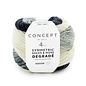 SYMMETRIC SOCKS & MORE - DEGRADÉ 50 - Wit-Zwart bad 92155