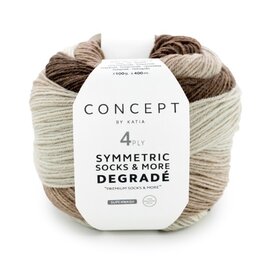 SYMMETRIC SOCKS & MORE - DEGRADÉ 51 - Beige-Bruin bad 92156