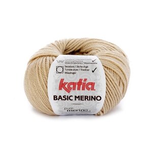 BASIC MERINO 10 - Zeer licht beige bad 90136A