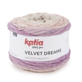 VELVET DREAMS 110 - Kauwgom roze-Steen grijs bad 91202