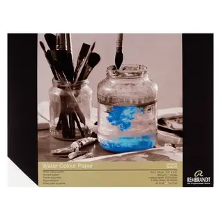Rembrandt Aquarelpapier (25% katoen) | 13,5 x 18 cm, 300 g, 20 vellen