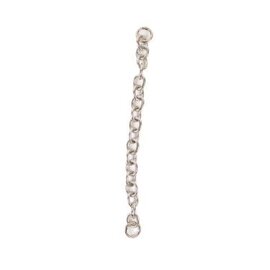 Metalen kettinghengsel met magneetsluiting - Zilver