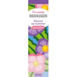 De mooiste kleurboekenleggers Kleuren op nummer - Bloemen