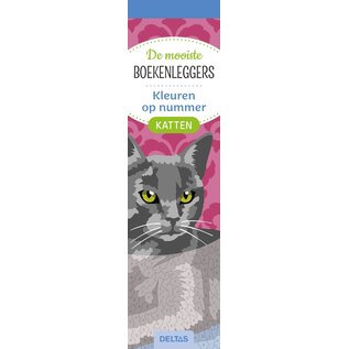De mooiste kleurboekenleggers Kleuren op nummer - Katten