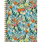 Painted Florals spiraalboek groot (lijnen) / Painted Florals notebook Carnet à spirale (ligné)