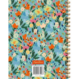 Painted Florals spiraalboek groot (lijnen) / Painted Florals notebook Carnet à spirale (ligné)