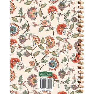 Vintage Florals spiraalboek groot (lijnen) / Vintage Florals notebook Carnet à spirale (ligné)
