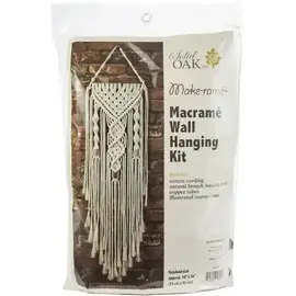 Macramé Kit Dubbele Spiralen Muurhanger 25x92 cm
