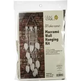 Macramé Kit Veren Muurhanger 25x90 cm