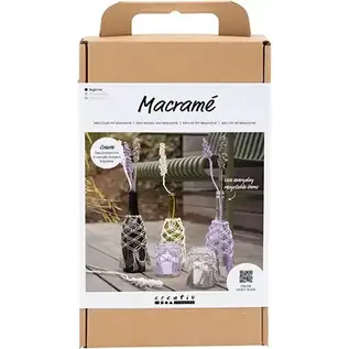 Hobbyset Macramé Glasdecoratie