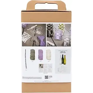 Hobbyset Macramé Glasdecoratie