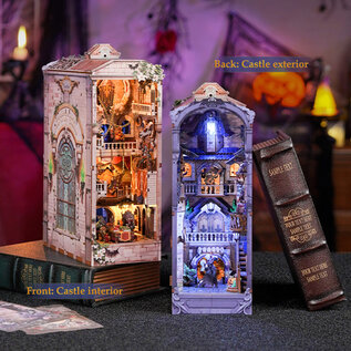 3D Modelbouwpakket - DIY Book Nook, Monster Carnival 10,7×18,2×28,3 cm