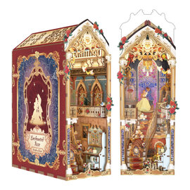 3D Modelbouwpakket  - DIY Book Nook, Enchanted Rose 19×10,8×26,9cm