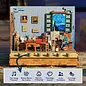 DIY 3D Houten Puzzel met 6 verschillende geluidseffecten en stofkap Vincent’s Bedroom 18×14,5×15,4cm