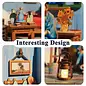 DIY 3D Houten Puzzel met 6 verschillende geluidseffecten en stofkap Vincent’s Bedroom 18×14,5×15,4cm