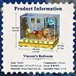 DIY 3D Houten Puzzel met 6 verschillende geluidseffecten en stofkap Vincent’s Bedroom 18×14,5×15,4cm