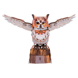 3D Modelbouwpakket, Sky Echo, Great Horned Owl 11x19x14cm