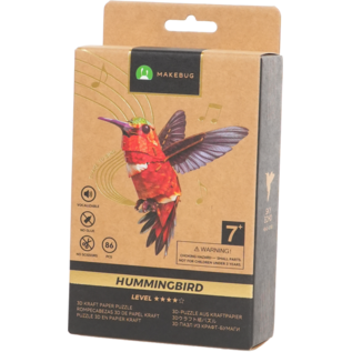 MakeBug, 3D Modelbouwpakket, Sky Echo, Kolibrie/Hummingbird 19x12x15cm