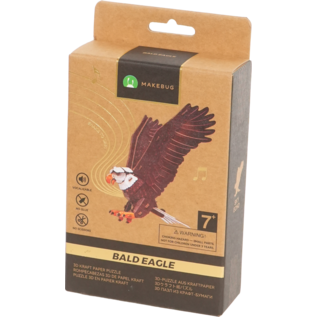 MakeBug, 3D Modelbouwpakket, Sky Echo, Visarend/Bald Eagle 14x12x24cm