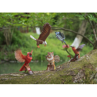 MakeBug, 3D Modelbouwpakket, Sky Echo, Blue Jay 17x10x22cm