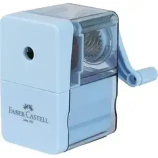 Puntenslijper Faber-Castell tafelmodel geschikt voor potloden tot 8,4mm rond, driekant en zeskantig blauw
