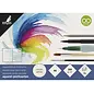 Postkaarten Kangaro blok 15 vel 300 grams aquarelpapier, A6, blanco postkaarten