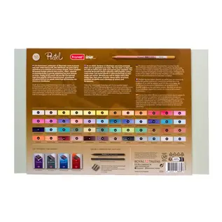 Bruynzeel Design pastelpotlood box | 48 kleuren