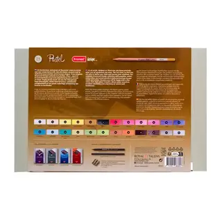 Bruynzeel Design pastelpotlood box | 24 kleuren