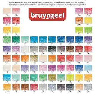 Bruynzeel Expression kleurpotloden blik 72