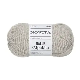 Nalle Alpakka 060 lichtbruin bad 8694