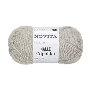 Nalle Alpakka 060 lichtbruin bad 8694