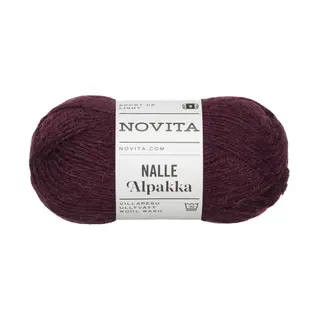 Nalle Alpakka 5481 bordeaux bad 9681