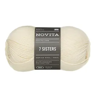 Novita 7 Sisters 010 ecru bad 9525