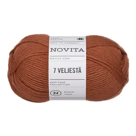 7 VELJESTA - 7 BROTHERS 644 Rood-Oranje bad 9059 - 100gr.