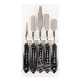 Pan Art Schildersmessenset 5-delig charcoal 5 delig