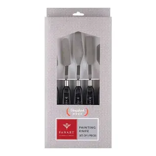 Pan Art Schildersmessenset 5-delig charcoal 5 delig