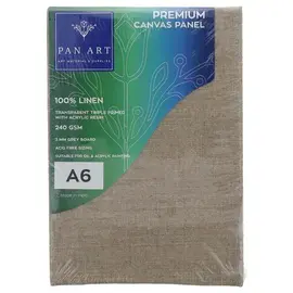 Pan Art Canvas paneel linnen A6 formaat - beige -