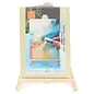 Pan Art Tafelezel en canvas 12x17cm combi-set olijf
