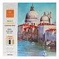 Pan Art Canvas verfblok multikleur 30x30cm - 10 vellen